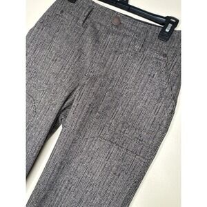 Democracy Ab Technology Size 6 Brown‎ Dress Pants Stretch Houndstooth Office